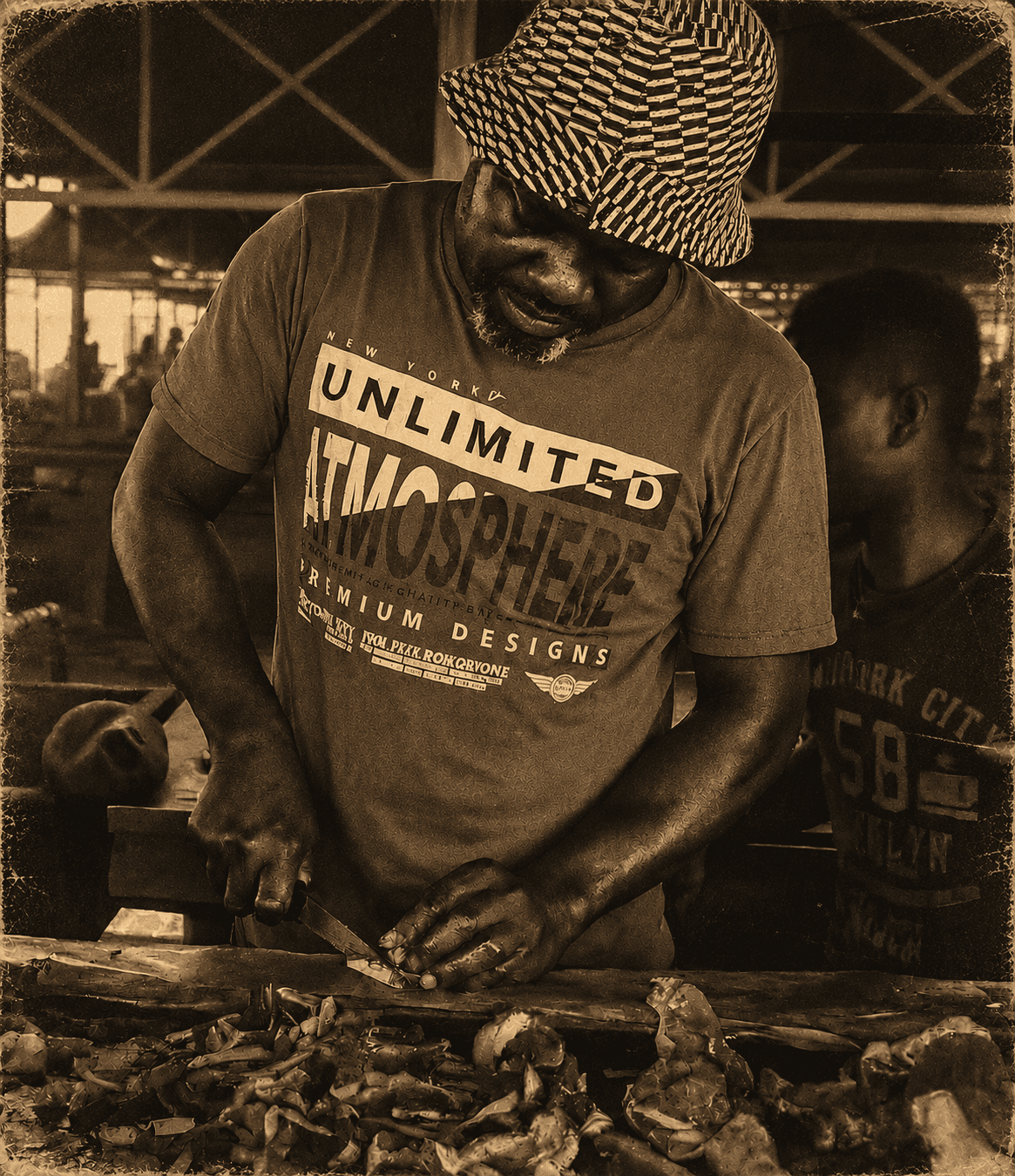 Suya, hand-cut over the brazier